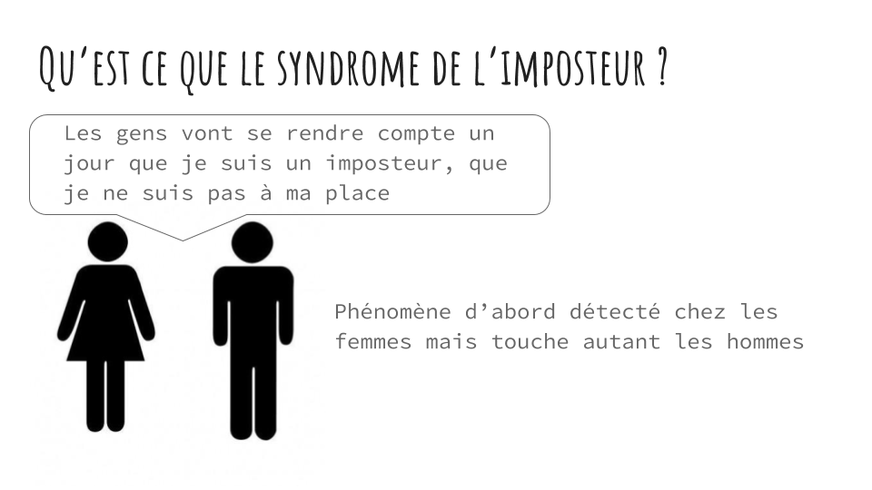 Le syndrome de l'imposteur - 13eme slide
